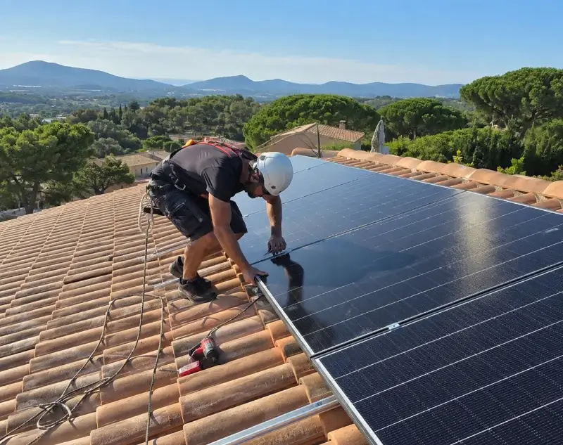 Installateur panneaux solaires Nérigean — pose photovoltaïque sur toiture